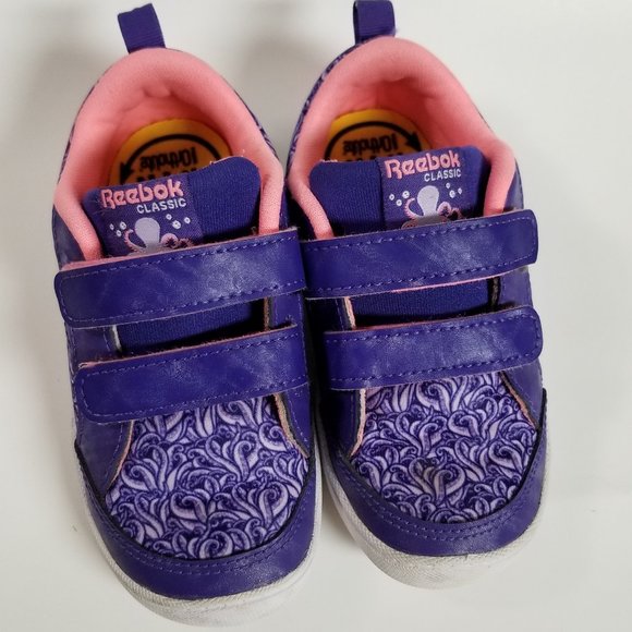 Reebok Girls Shoes Sneakers Purple Size 7 Toddler - Picture 2 of 4